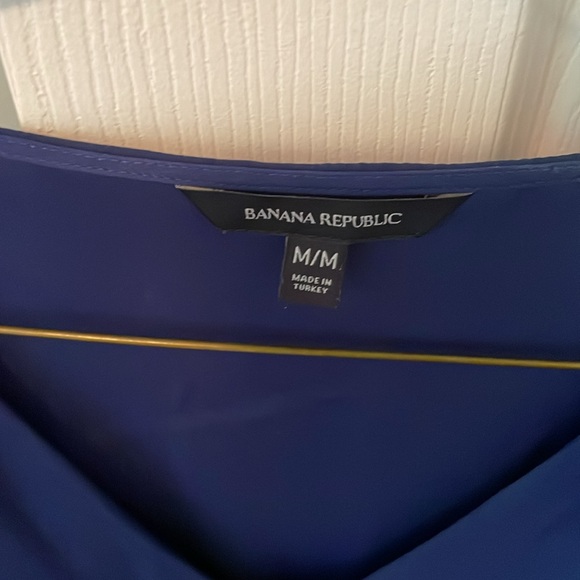 Pretty silky royal blue blouse - Picture 2 of 3